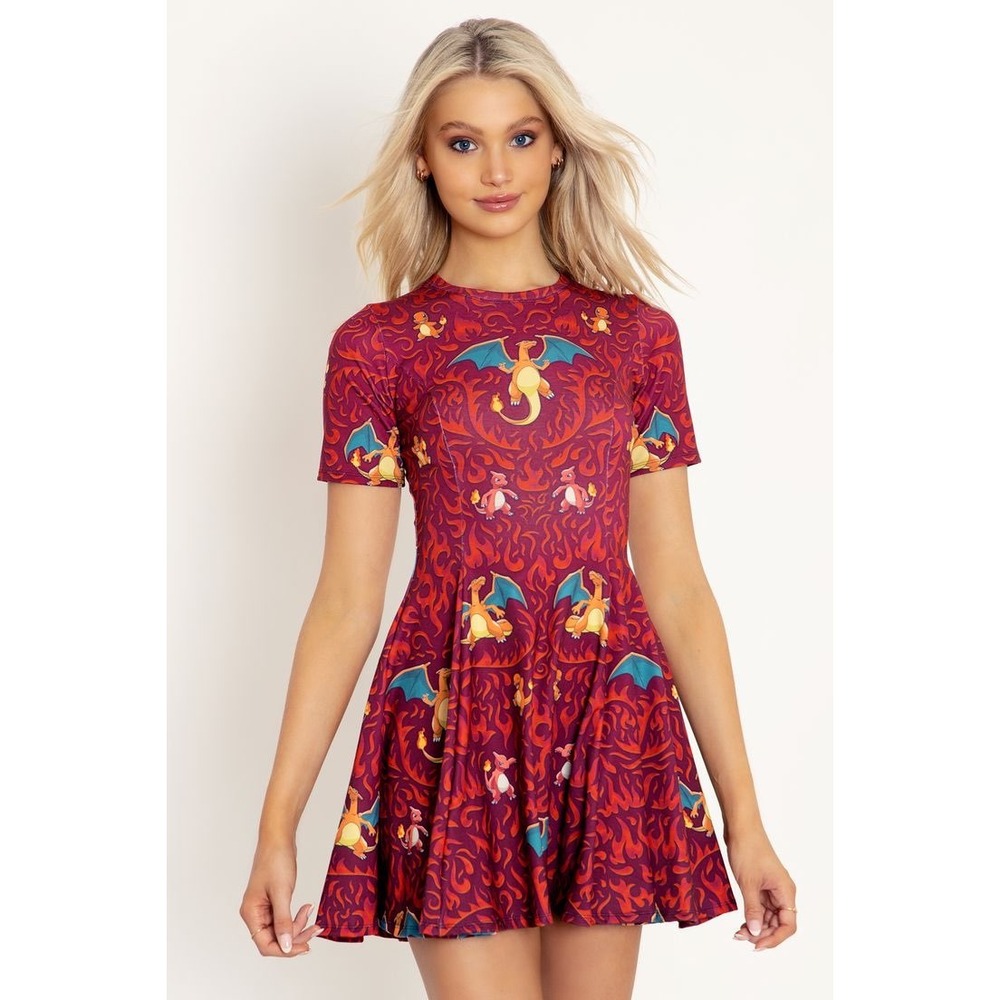 NWOT BlackMilk Charmander Evil Tee Pokemon Nintendo Dress - Size Large